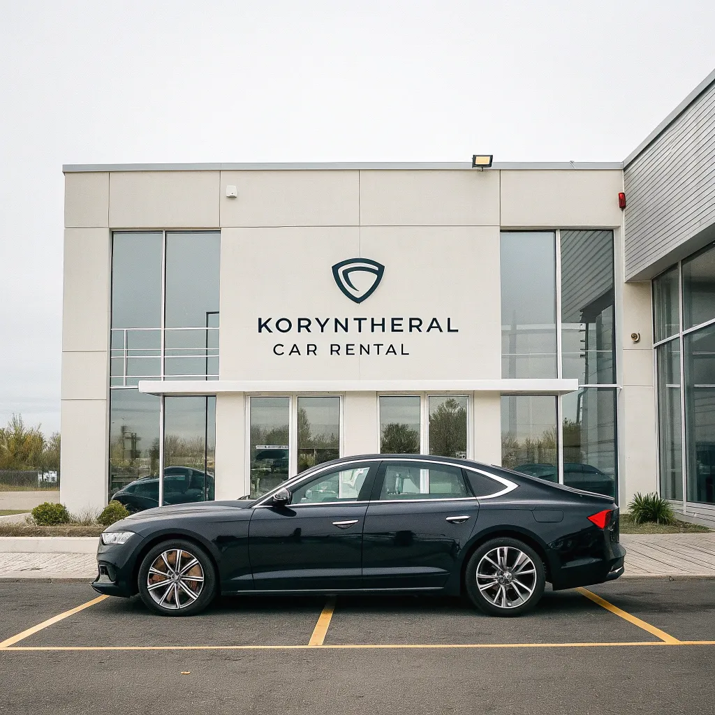 KORYNTHERAL Car Rental Illustration