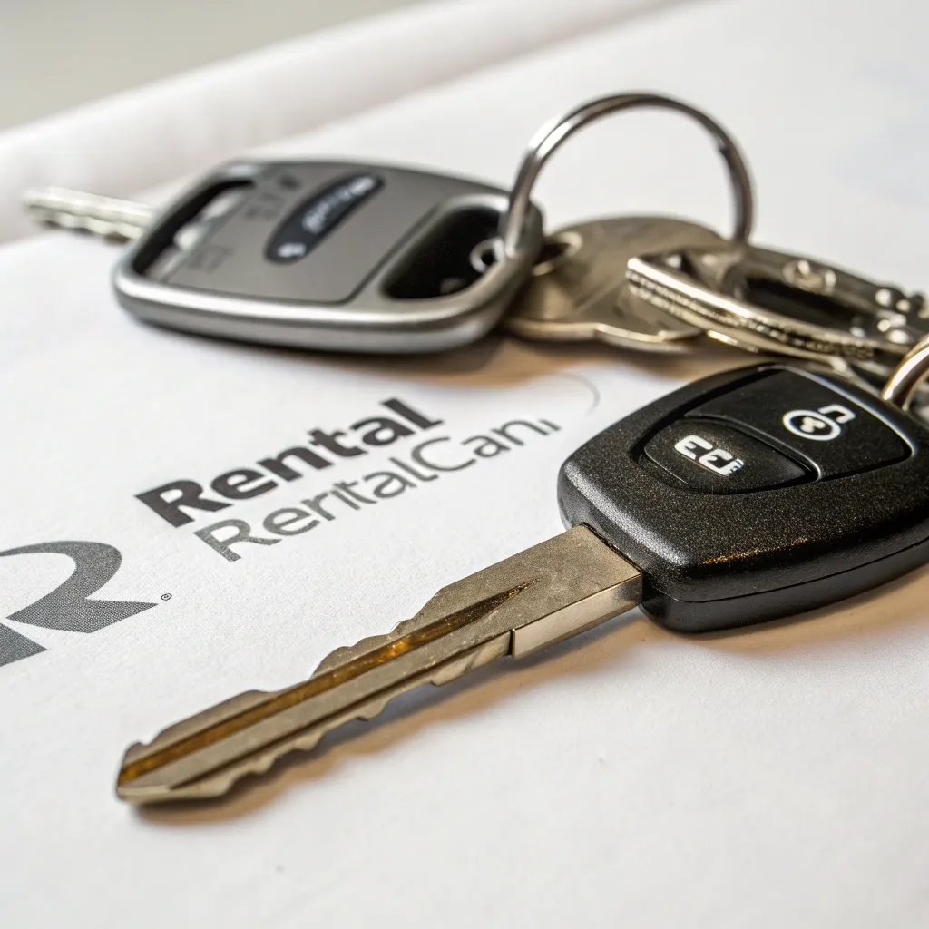 Rental car keys