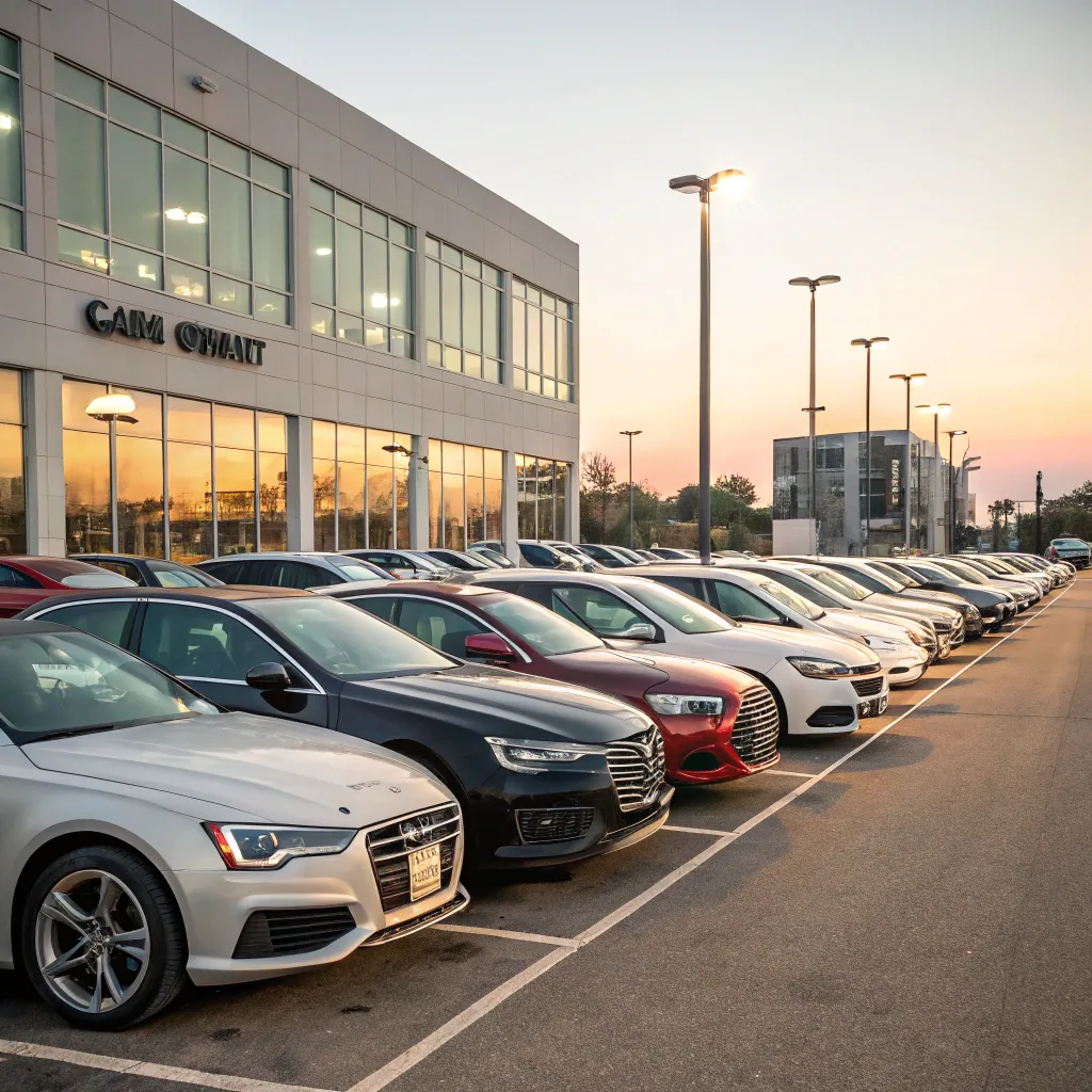 Wide selection of cars available for rent